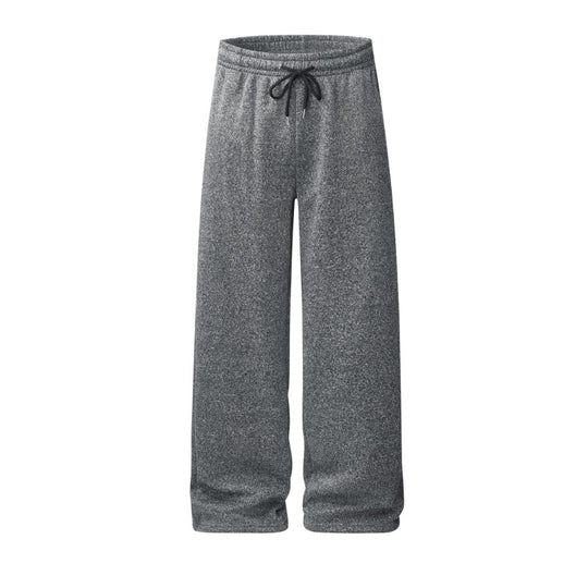 Damen weite Lounge‑Hose mit elastischem Bund, Kordelzug & flauschigem Fleece‑Innenfutter Nord Taschen