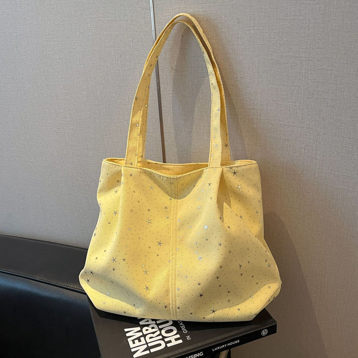 Damen Tragetasche mit funkelndem Sternenmuster Nord Taschen