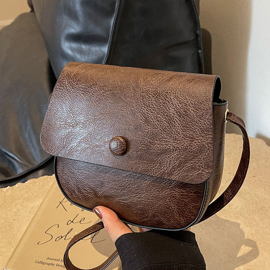 Damen Schultertasche mit eleganter Klappöffnung und hochwertigem Kunstleder Nord Taschen