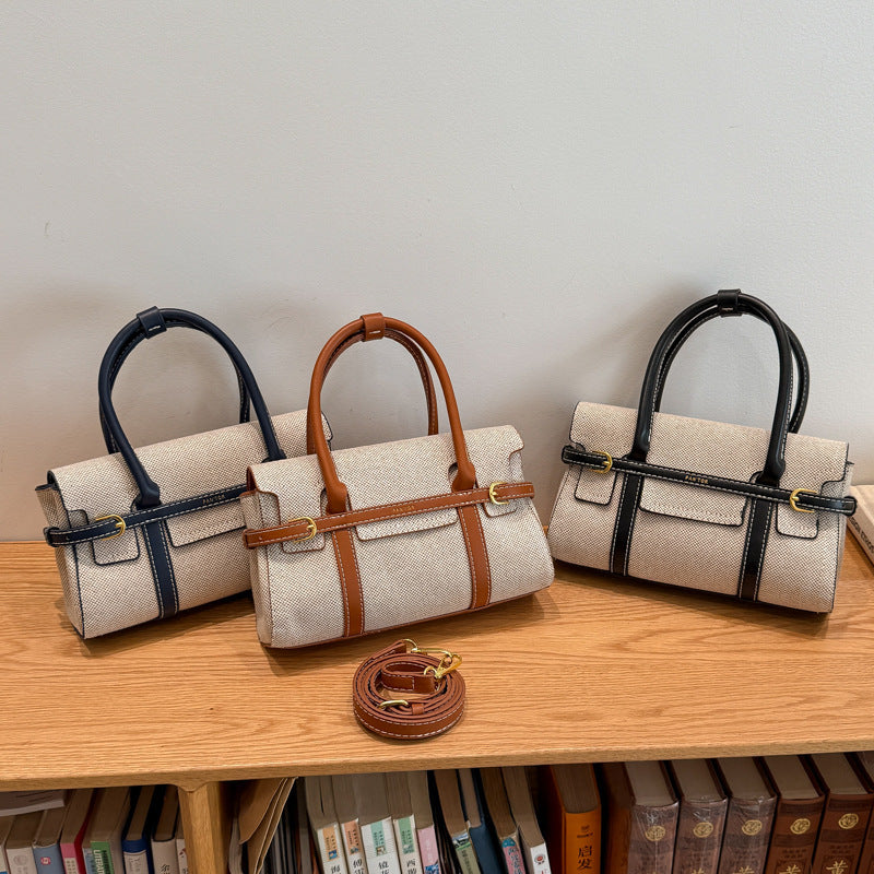 Damen Tragetasche mit eleganten Lederakzenten Nord Taschen