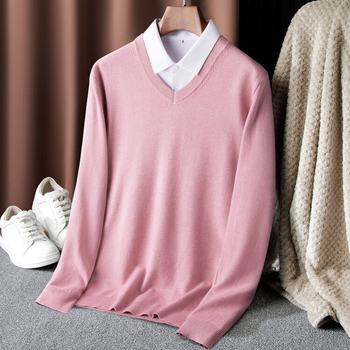 Herren V-Ausschnitt Pullover