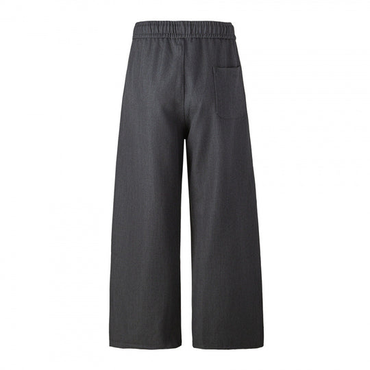 Damen Elegante Culotte-Hose mit weitem Bein, Bügelfalte und elastischem Komfortbund Nord Taschen