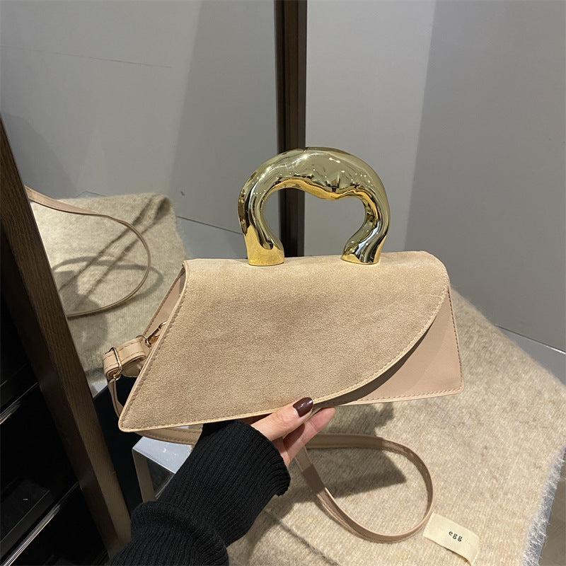 Damen elegante Handtasche mit luxuriösem Acrylgriff Nord Taschen