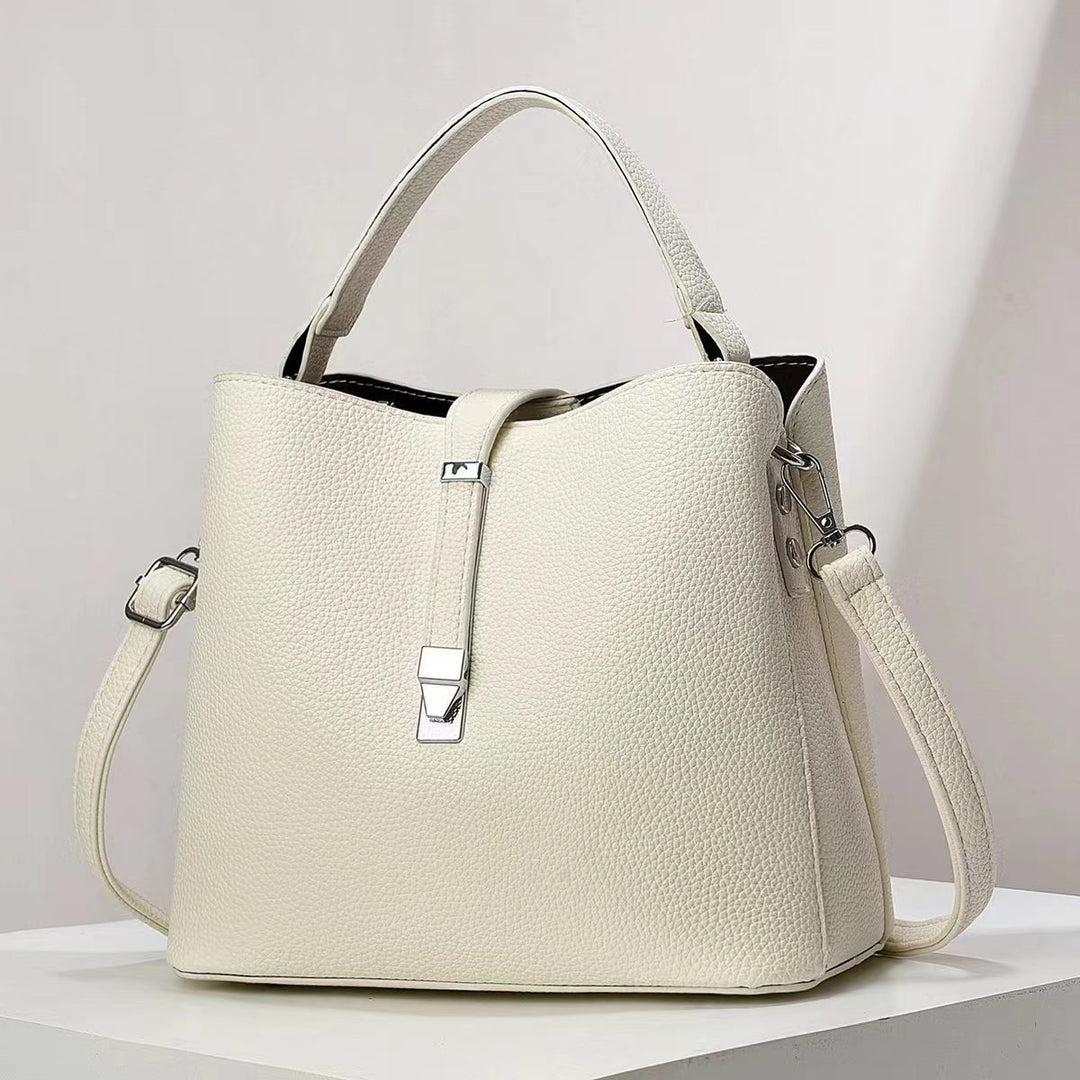 Damen elegante Schultertasche mit strukturiertem Obermaterial Nord Taschen
