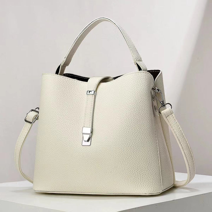 Damen elegante Schultertasche mit strukturiertem Obermaterial Nord Taschen