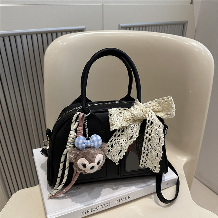 Damen Mini-Handtasche mit verspieltem Tiermotiv und charmantem Anhänger Nord Taschen