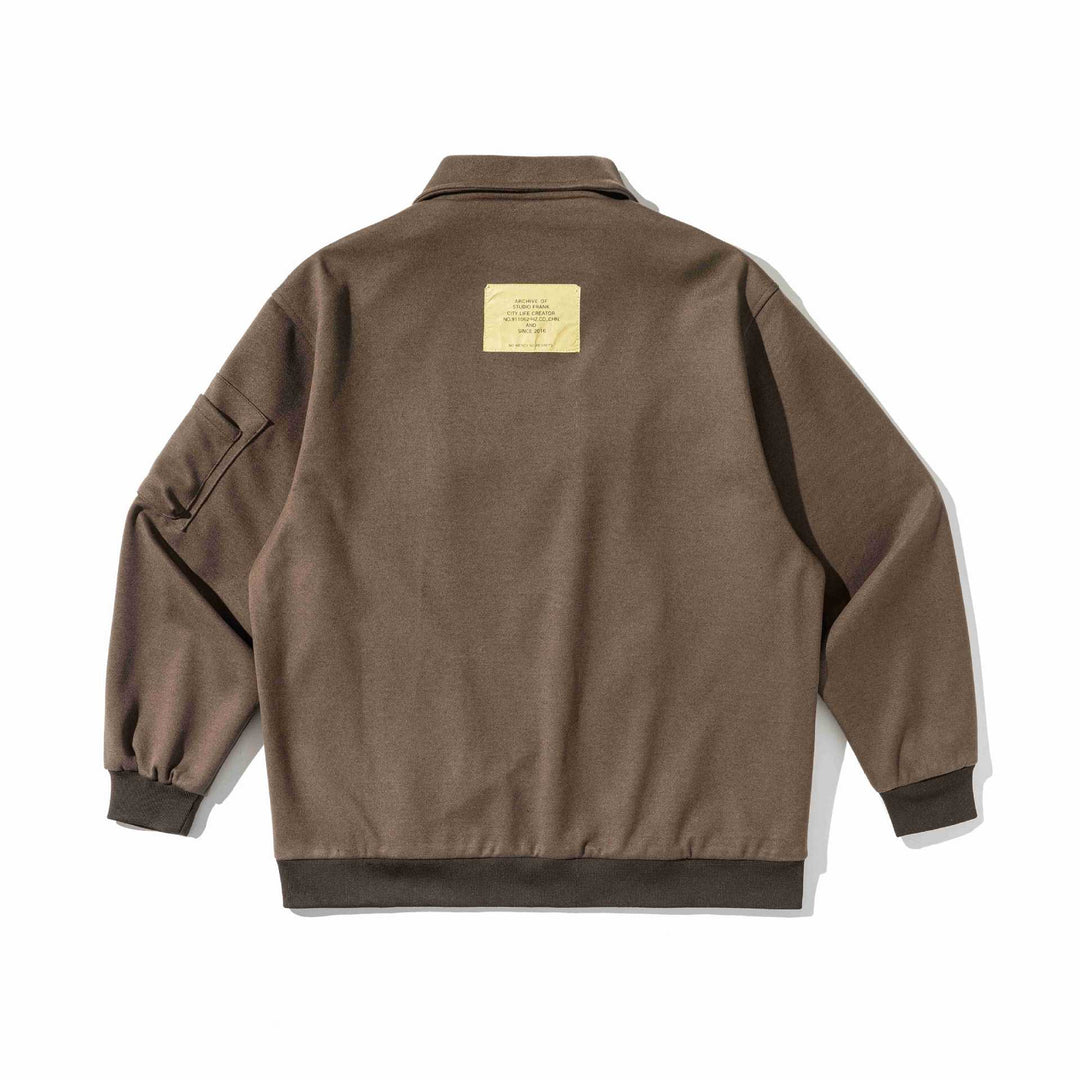 Herren Kurzblouson im Utility‑Style mit gesteppter Front, Zip‑Brusttaschen und Rippbündchen Nord Taschen