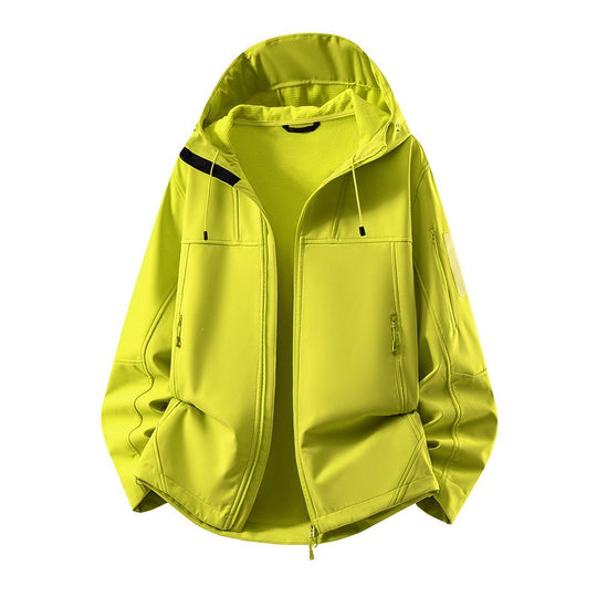 Herren Softshell-Jacke mit Fleecefutter, wasserabweisend und kapuzenverstärkung Nord Taschen