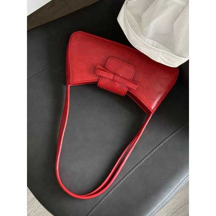 Damen Hobo-Tasche mit eleganter Schleifenverzierung und geschmeidiger Oberfläche Nord Taschen