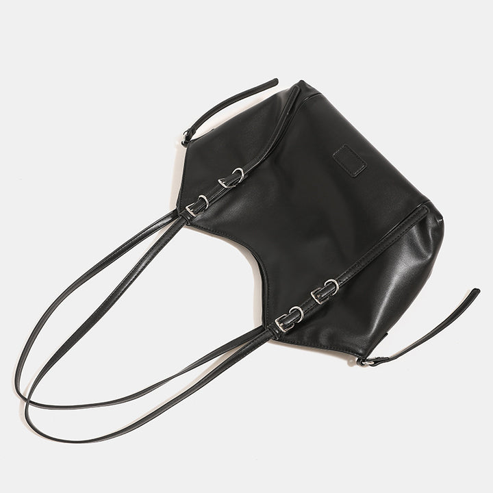 Damen Hobo-Tasche aus hochwertigem Kunstleder mit verstellbarem Schulterriemen Nord Taschen
