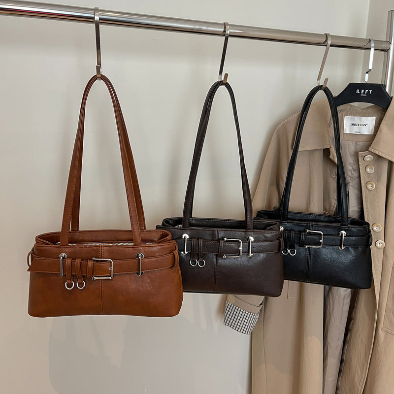 Damen Schultertasche mit verstellbarem Gürtel und eleganten Details Nord Taschen