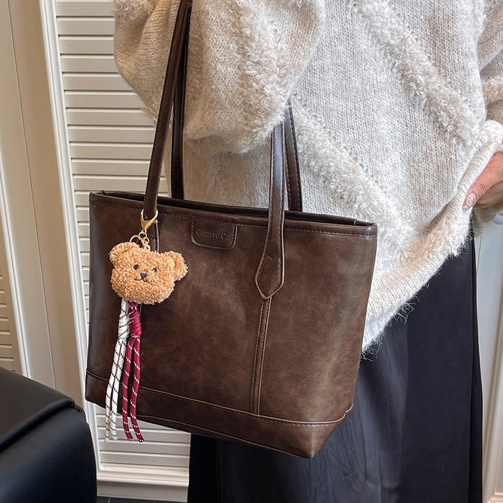 Damen Tragetasche aus hochwertigem Kunstleder mit eleganter Struktur Nord Taschen