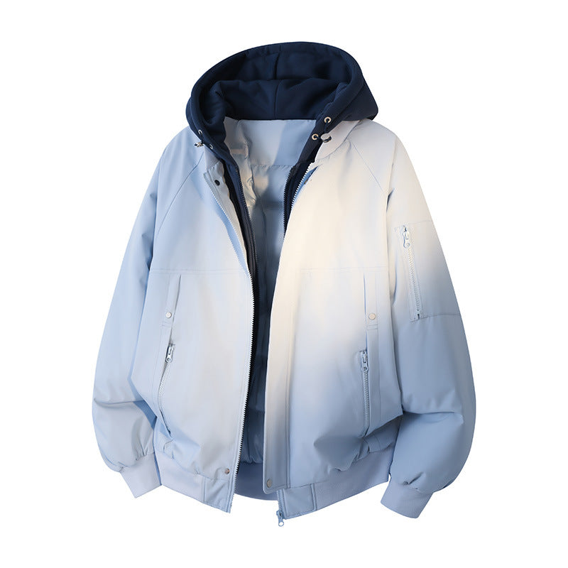Herren Wasserabweisende Layering-Bomberjacke mit herausnehmbarer Kapuzen-Innenjacke Nord Taschen