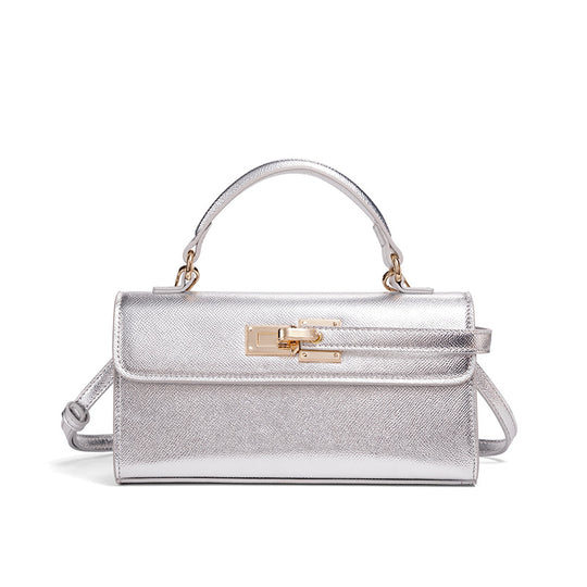 Damen Umhängetasche mit kunstvollem geflochtenem Design und goldenen Akzenten Nord Taschen