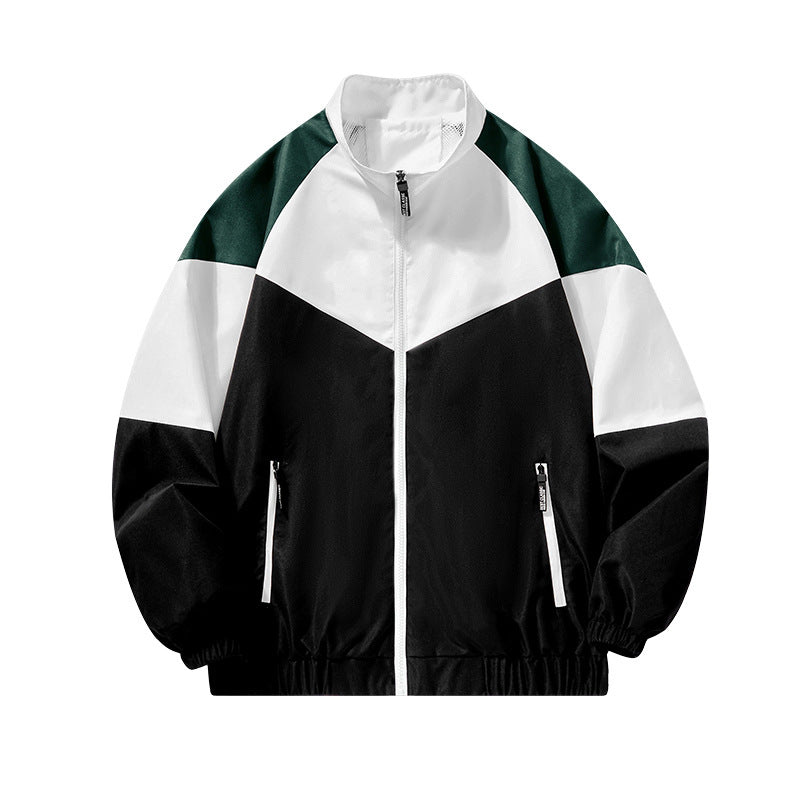 Herren Sportliche Übergangsjacke mit hohem Kragen und Reißverschluss Nord Taschen