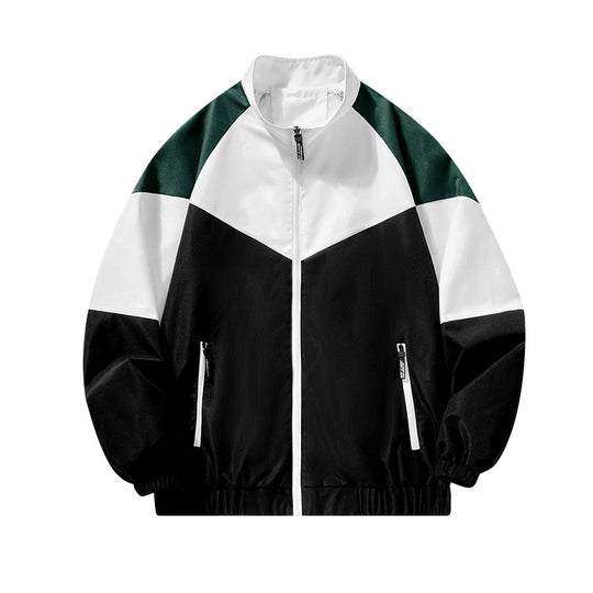 Herren Sportliche Übergangsjacke mit hohem Kragen und Reißverschluss Nord Taschen