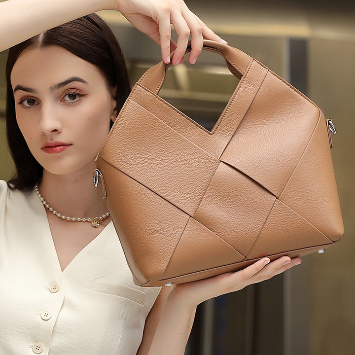 Damen Taschen mit modernem, geometrischem Design und abnehmbarem Schulterriemen Nord Taschen