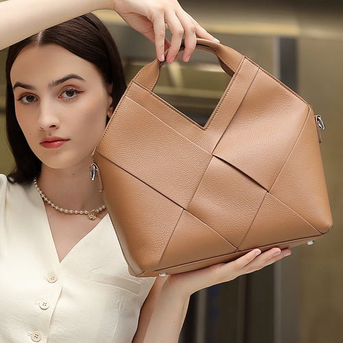 Damen Taschen mit modernem, geometrischem Design und abnehmbarem Schulterriemen Nord Taschen