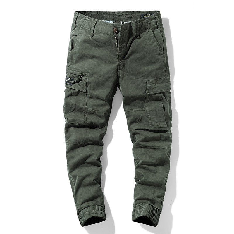 Herren robuste Cargo-Joggerhose mit elastischem Saum und Mehrfachtaschen Nord Taschen