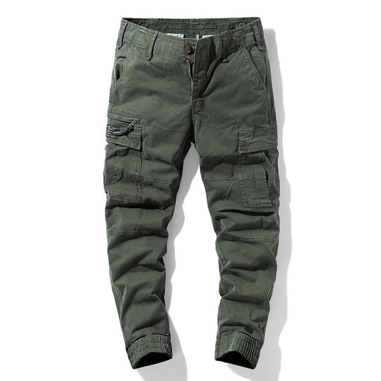 Herren robuste Cargo-Joggerhose mit elastischem Saum und Mehrfachtaschen Nord Taschen