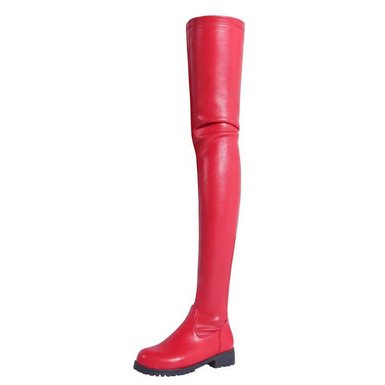 Damen Overknee Stiefel mit robustem Profil und elegantem Design - Vittorelli