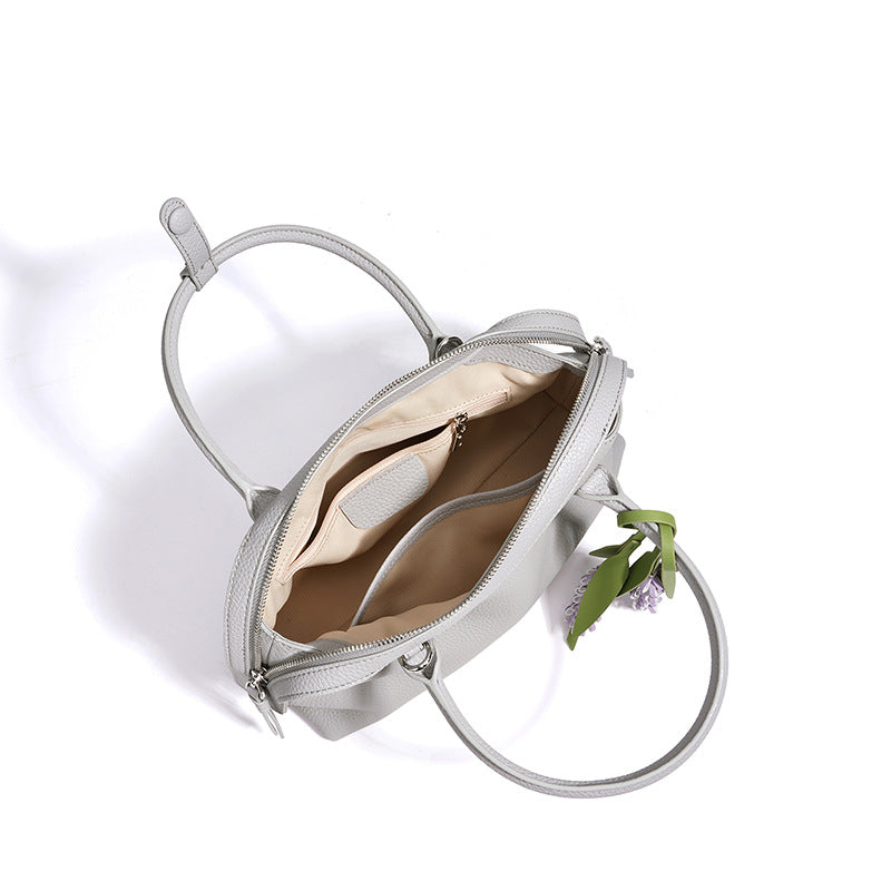 Damen moderne Handtasche mit einzigartigem Blumenanhänger Nord Taschen