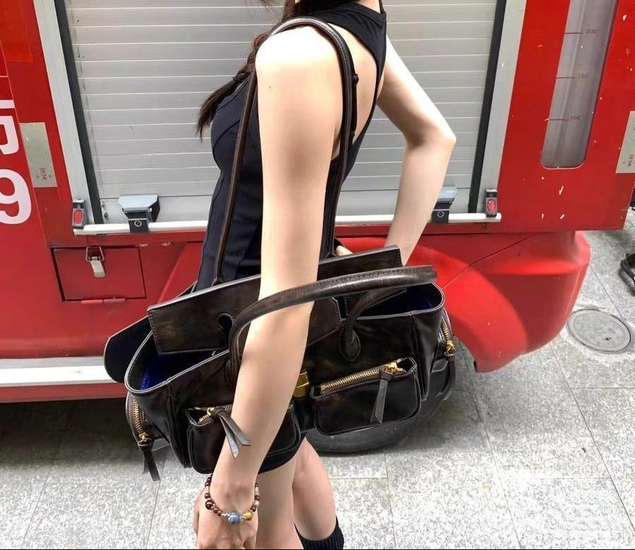 Nord Taschen | Retro Style Leather Handbag