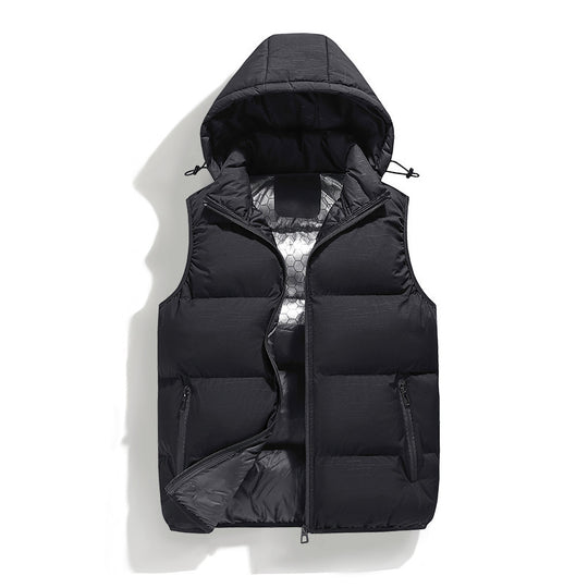 Damen Wattierte Kapuzenweste Nord Taschen