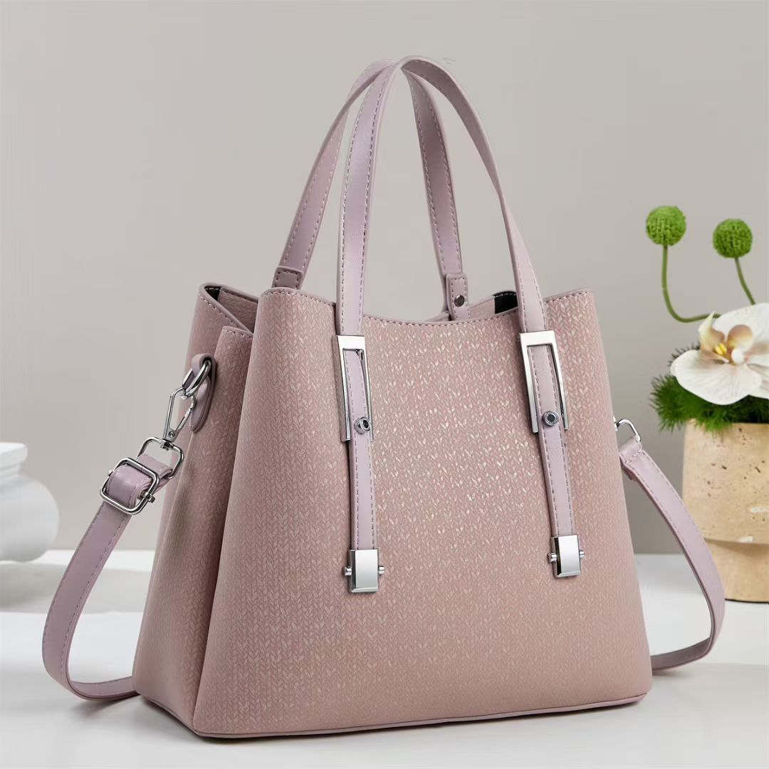 Damen Handtasche mit eleganter Struktur und abnehmbarem Schultergurt Nord Taschen