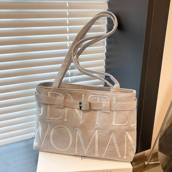 Damen Designer-Handtasche mit luxuriösem Wildleder und modischer Prägung Nord Taschen