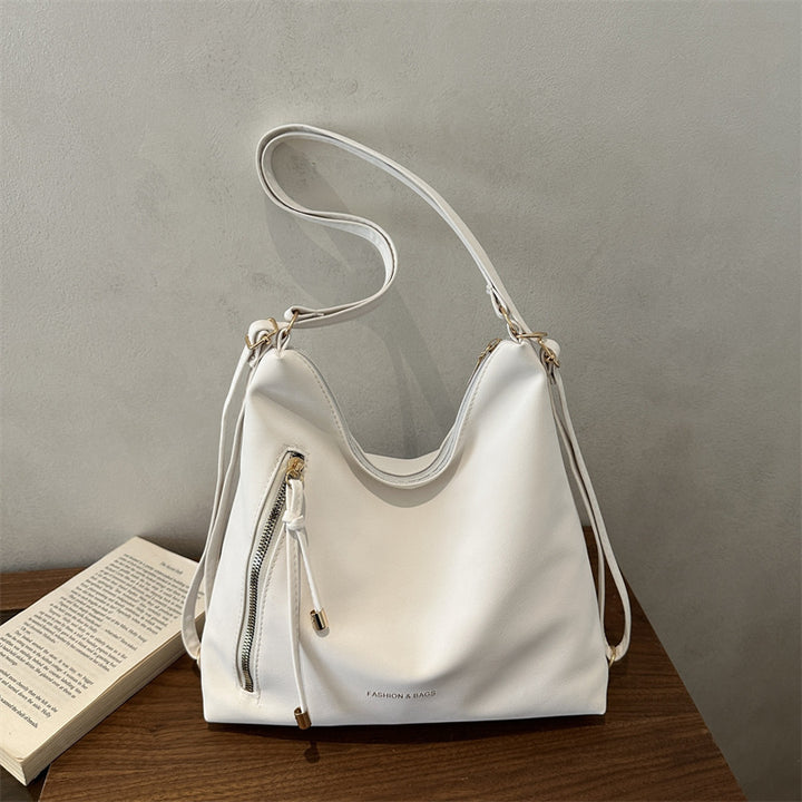 Damen Hobo-Tasche mit elegantem Reißverschluss und verstellbarem Schulterriemen Nord Taschen
