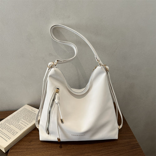 Damen Hobo-Tasche mit elegantem Reißverschluss und verstellbarem Schulterriemen Nord Taschen