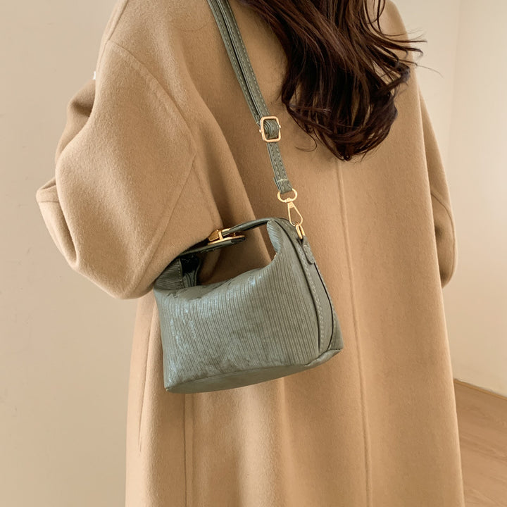 Damen elegante Handtasche mit strukturiertem Obermaterial Nord Taschen