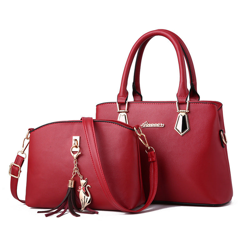 Damen modische Handtasche mit zusätzlicher Clutch Nord Taschen