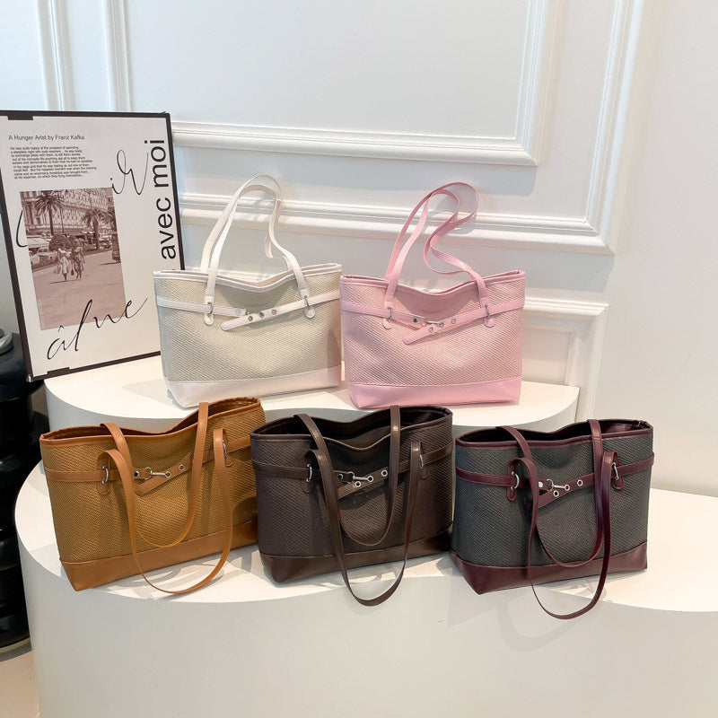 Damen elegante Shopper-Tasche mit strukturierten Details Nord Taschen