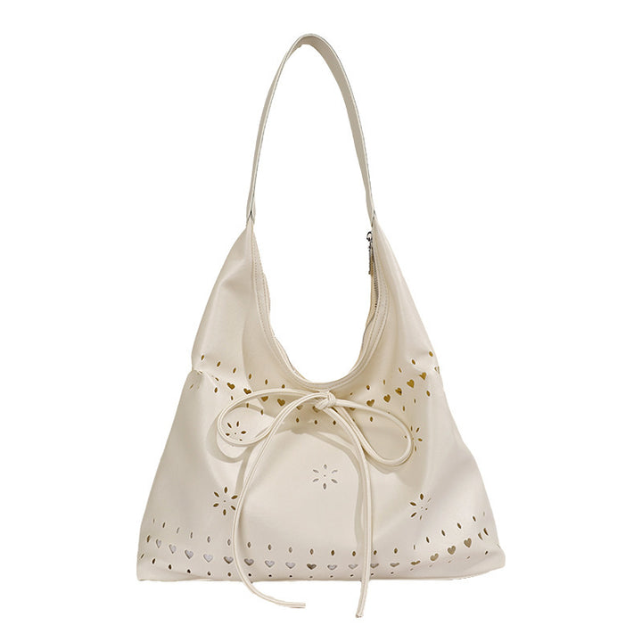 Damen Hobo-Tasche aus weichem Leder mit verzierten Details Nord Taschen