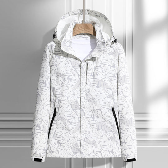 Damen Wetterfeste Outdoorjacke mit Kapuze Nord Taschen
