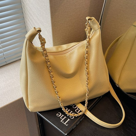 Damen Hobo Tasche mit kunstvoll geflochtenem Schulterriemen Nord Taschen