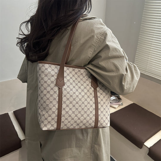 Damen elegante Handtasche mit geometrischem Muster Nord Taschen