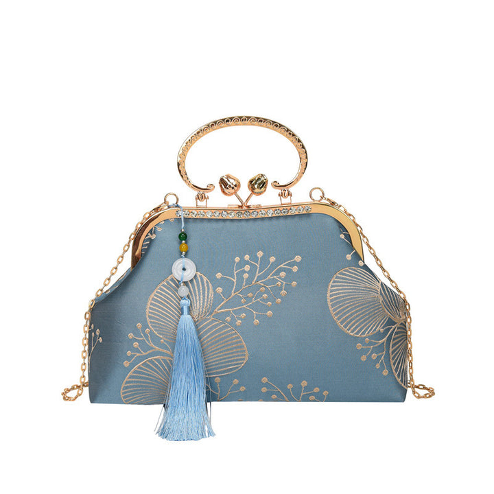 Damen elegante Clutch-Tasche mit hochwertigem Verzierrungsdesign Nord Taschen