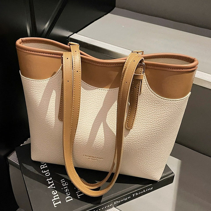 Damen elegante Tragetasche mit strukturiertem Kunstleder Nord Taschen
