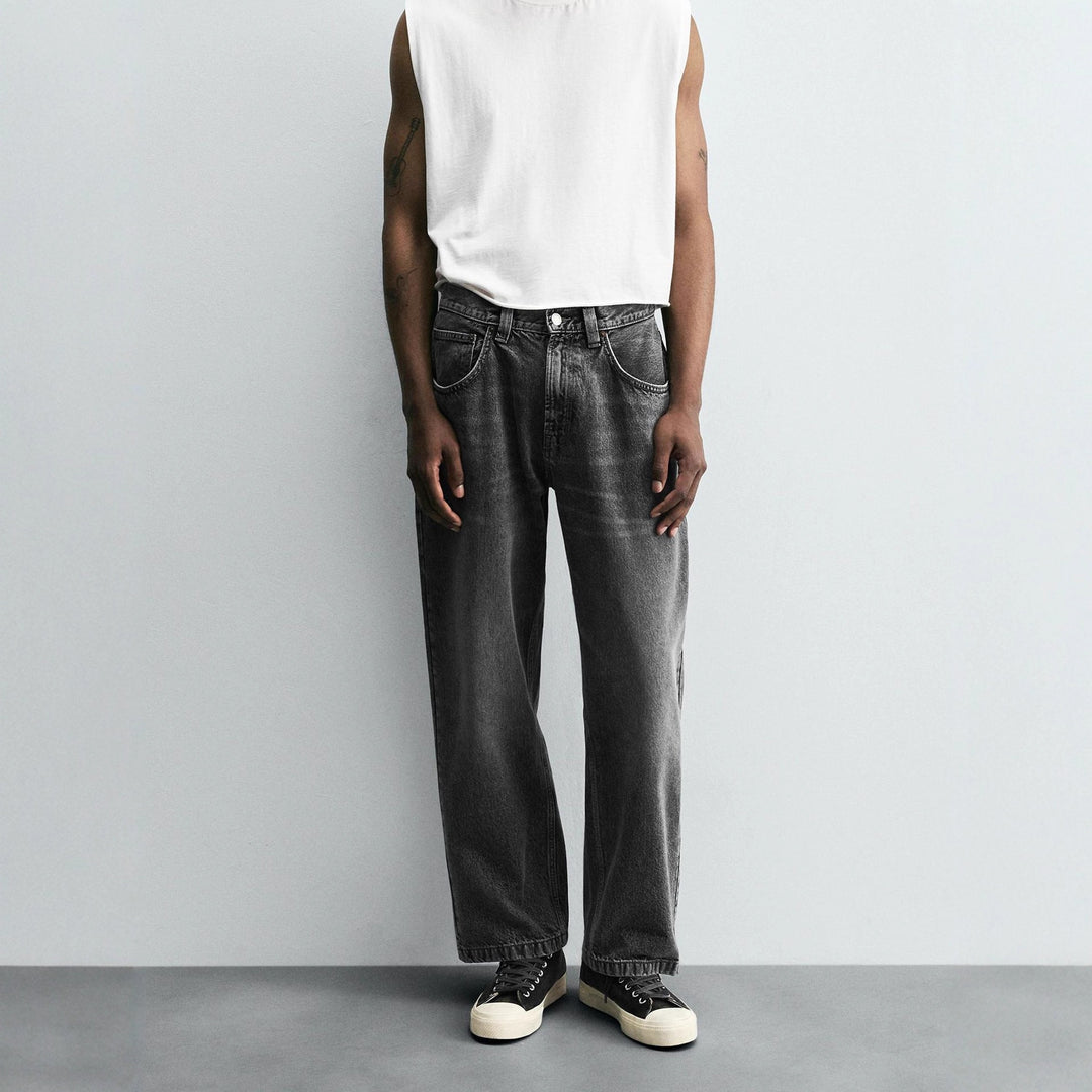 Damen High‑Waist Cropped Wide‑Leg Jeans aus weichem Stretch-Denim Nord Taschen