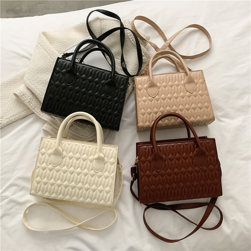 Damen elegante Handtasche mit quilted Design Nord Taschen