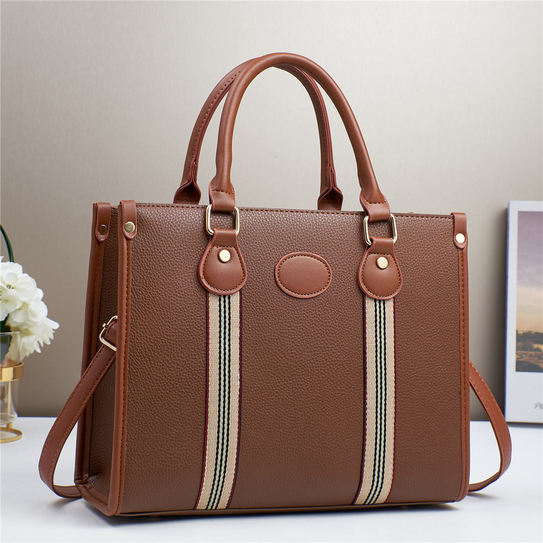 Damen modische Handtasche mit strukturiertem Obermaterial Nord Taschen