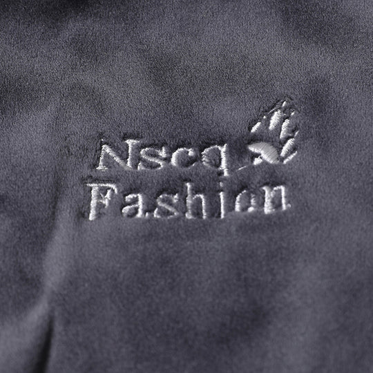 Herren Ärmellose Thermo-Fleeceweste mit Sherpa-Innenfutter und Stehkragen Nord Taschen