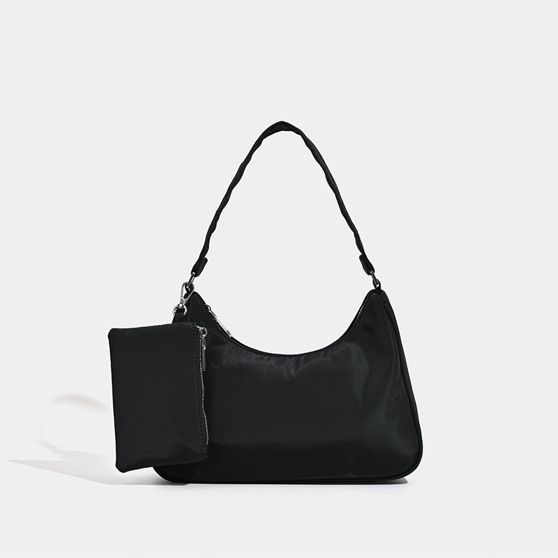 Damen Umhängetasche aus strapazierfähigem Nylon mit abnehmbarem Geldbeutel Nord Taschen