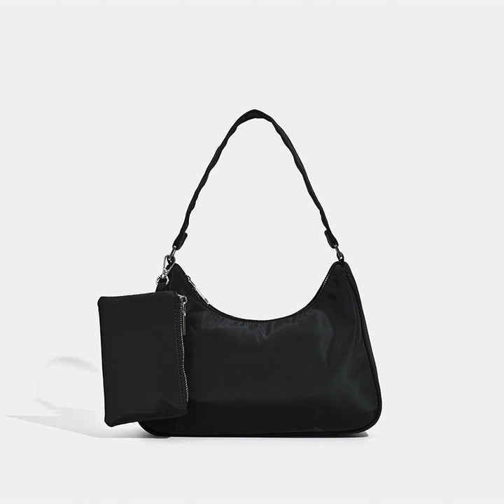 Damen Umhängetasche aus strapazierfähigem Nylon mit abnehmbarem Geldbeutel Nord Taschen