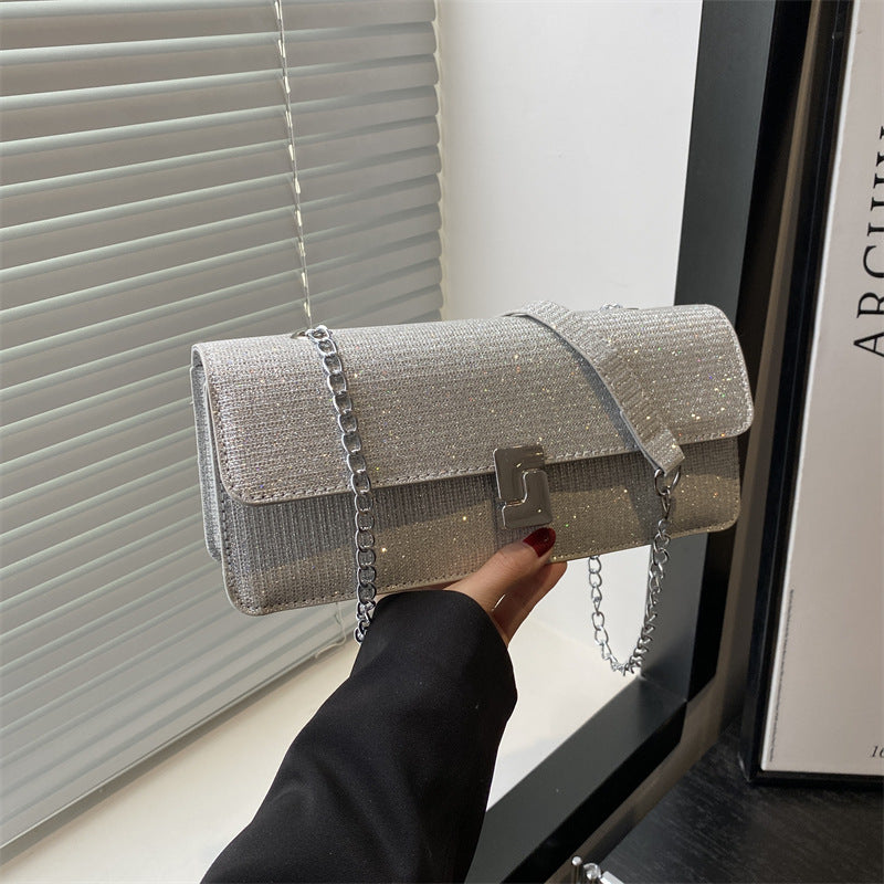 Damen elegante Clutch-Tasche mit funkelndem Obermaterial Nord Taschen