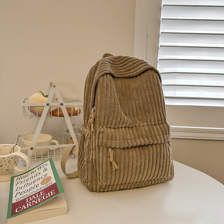 Damen Casual-Rucksack mit weichem, geripptem Design Nord Taschen