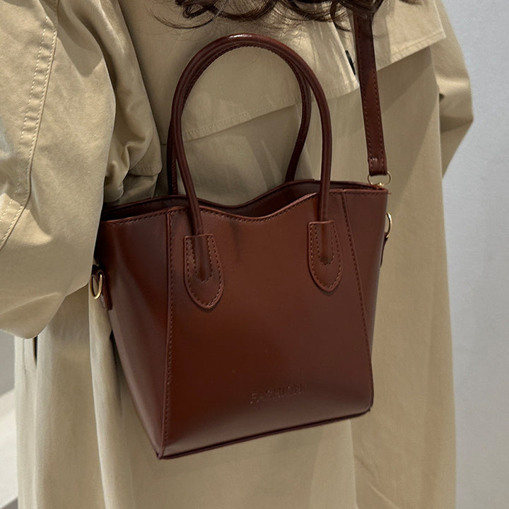 Damen elegante Handtasche mit abnehmbaren Schulterriemen und strukturierter Oberfläche Nord Taschen